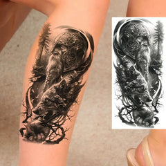 leg tatto m