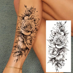 leg tatoo w